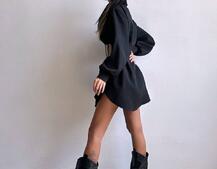 Сорочка з елементами корсета   | PUSHKA SHOP