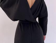 Комбінезон із широкими брюками з ангори Комбінезон із широкими брюками з ангори | PUSHKA SHOP