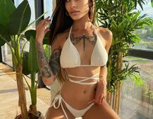 Купальник с завязками на талии с чашечками Купальник с завязками на талии с чашечками | PUSHKA SHOP