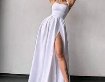 Сукня максі зі шнурівкою на спинці Сукня максі зі шнурівкою на спинці | PUSHKA SHOP