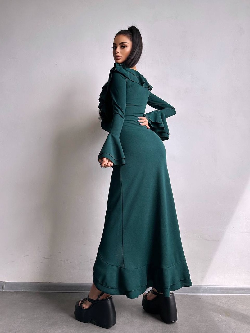 Сукня з воланами  | PUSHKA SHOP