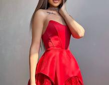 Атласна корсетна сукня  Атласна корсетна сукня  | PUSHKA SHOP