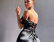 Комплект: корсет + спідниця максі з драпіруванням   | PUSHKA SHOP