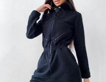 Приталенный комбинезон на молнии Приталенный комбинезон на молнии | PUSHKA SHOP