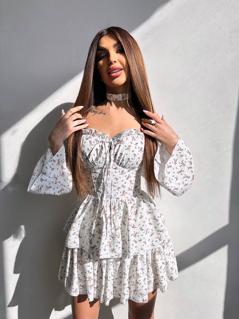 Сукня з чокером | PUSHKA SHOP