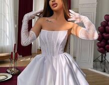 Комплект : мереживний корсет  з рукавичками + спідниця балон  | PUSHKA SHOP