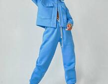 Комплект: тёплая рубашка на кнопках + джоггеры  Комплект: тёплая рубашка на кнопках + джоггеры  | PUSHKA SHOP