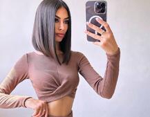 Комплект: топ + спідниця с розрізами  | PUSHKA SHOP