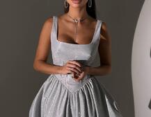 Сяюча корсетна сукня міні Сяюча корсетна сукня міні | PUSHKA SHOP