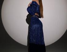 Сяючий комплект: топ  + спідниця  Сяючий комплект: топ  + спідниця  | PUSHKA SHOP