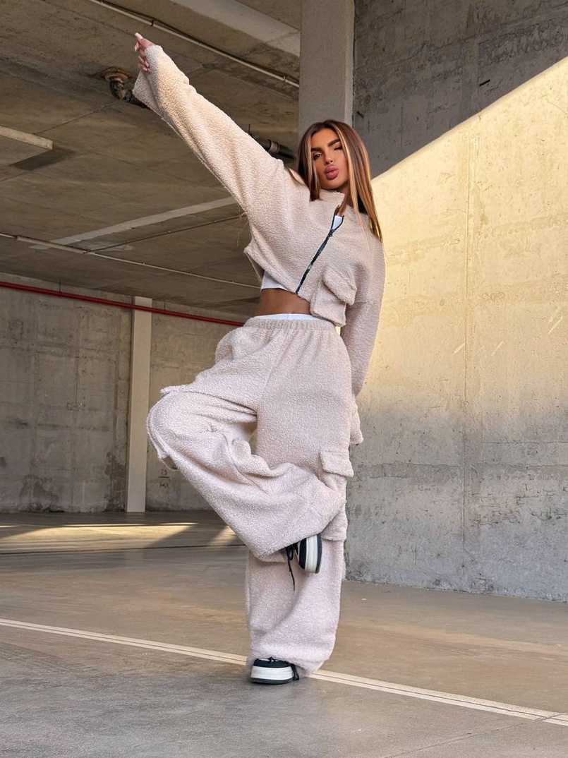 Теплий та мʼякий комплект Тедді на флісі Дуже приємний до тіла | PUSHKA SHOP