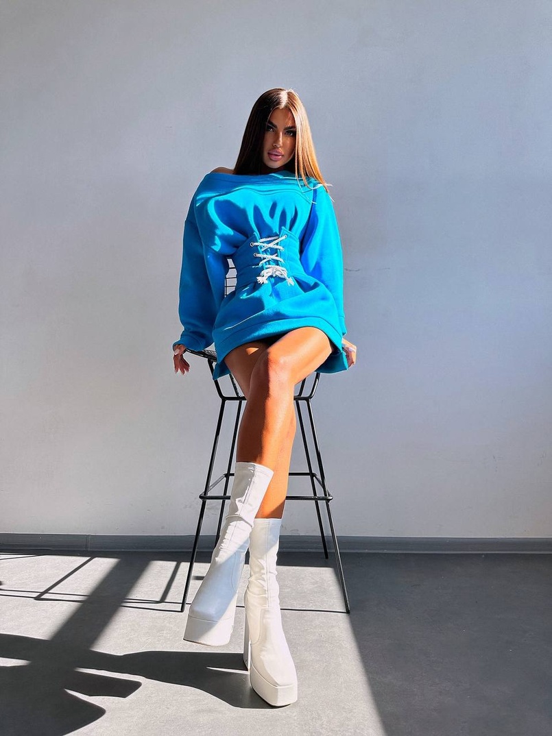 Тепле затишне худі over-size на флісі + корсет на шнурівці Можна носити з корсетом та без | PUSHKA SHOP