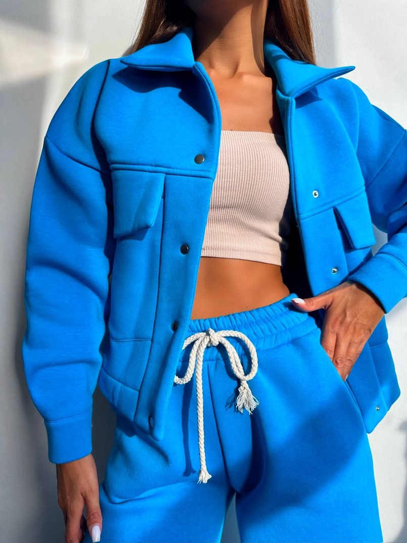 Комплект: тепла сорочка на кнопках + джоггери Комплект: тепла сорочка на кнопках + джоггери | PUSHKA SHOP