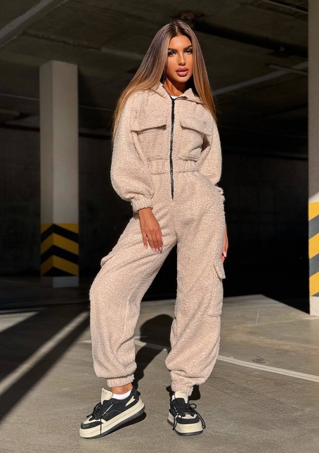 Теплий та мʼякий комбінезон Тедді на флісі Дуже приємний до тіла | PUSHKA SHOP