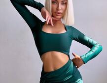 Сукня міді з драпіруванням . | PUSHKA SHOP