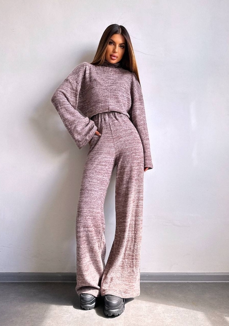 Трикотажний базовий комплект: світшот + штани  | PUSHKA SHOP