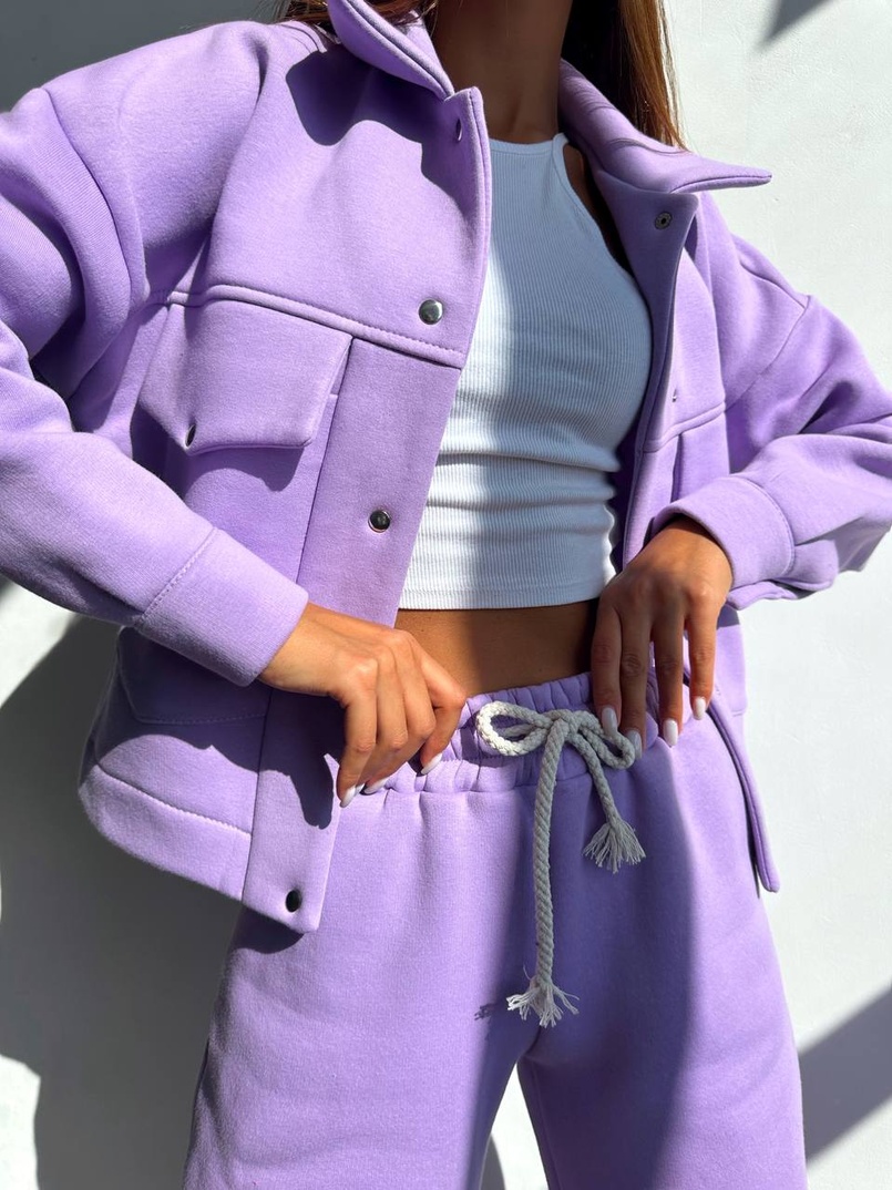 Комплект: тепла сорочка на кнопках + джоггери Комплект: тепла сорочка на кнопках + джоггери | PUSHKA SHOP