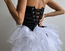 Комплект: корсет + пишна спідниця міні Комплект: корсет + пишна спідниця міні | PUSHKA SHOP