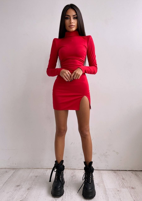 Сукня міні з підплічниками | PUSHKA SHOP