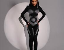 Комбінезон декорований стразами  | PUSHKA SHOP