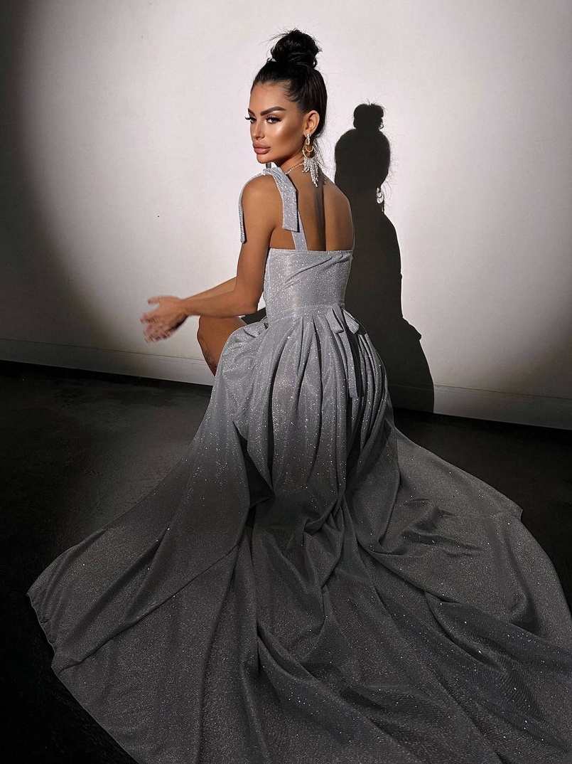 ✨Блискуча сукня максі з чашечками ✨ ✨Блискуча сукня максі з чашечками ✨ | PUSHKA SHOP