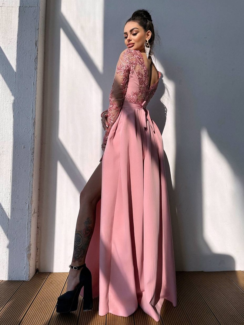 Сукня максі з мереживом Сукня максі з мереживом | PUSHKA SHOP