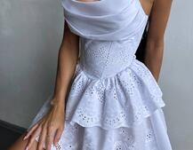 Корсетна сукня с пишною подвійною спідницею | PUSHKA SHOP