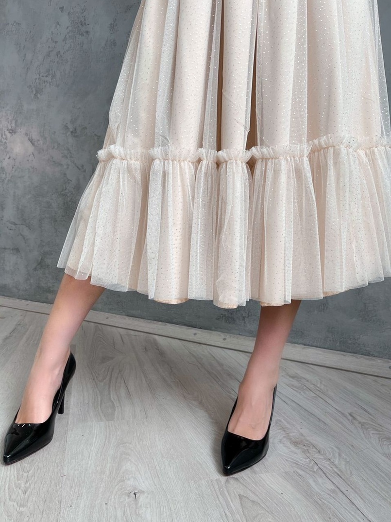 Платье-бюстье с пышной юбкой  | PUSHKA SHOP