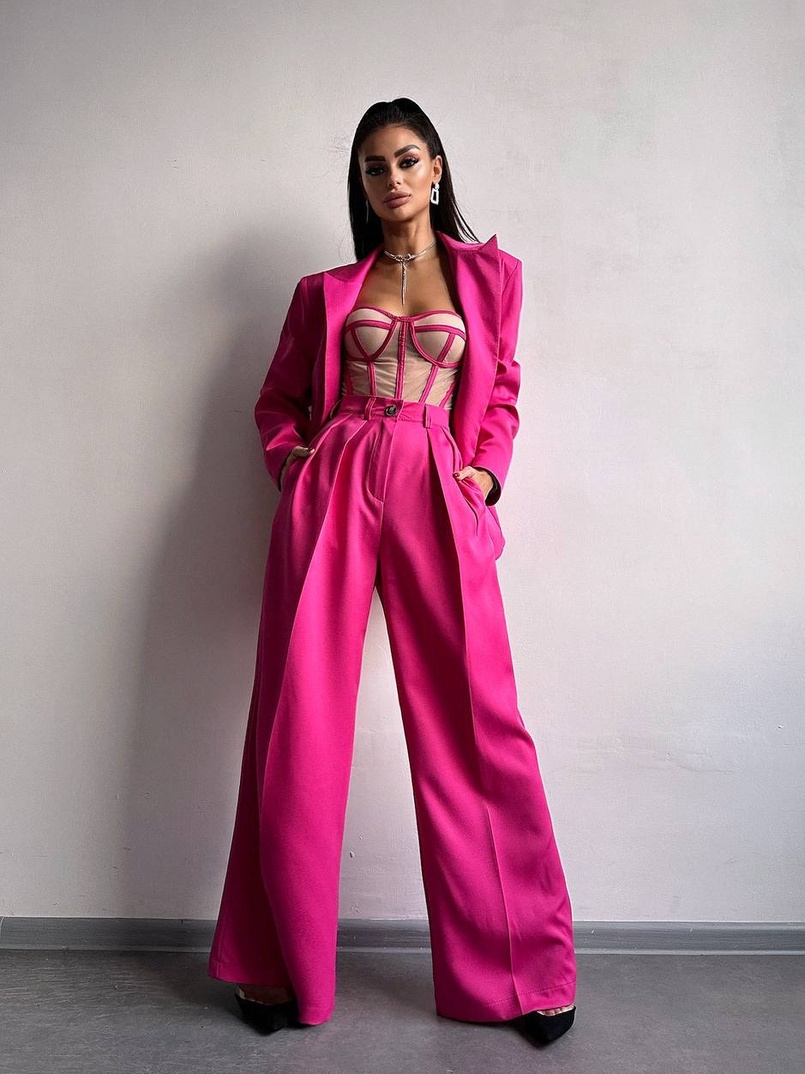 Костюм:  піджак на підкладці, штани+ корсет | PUSHKA SHOP