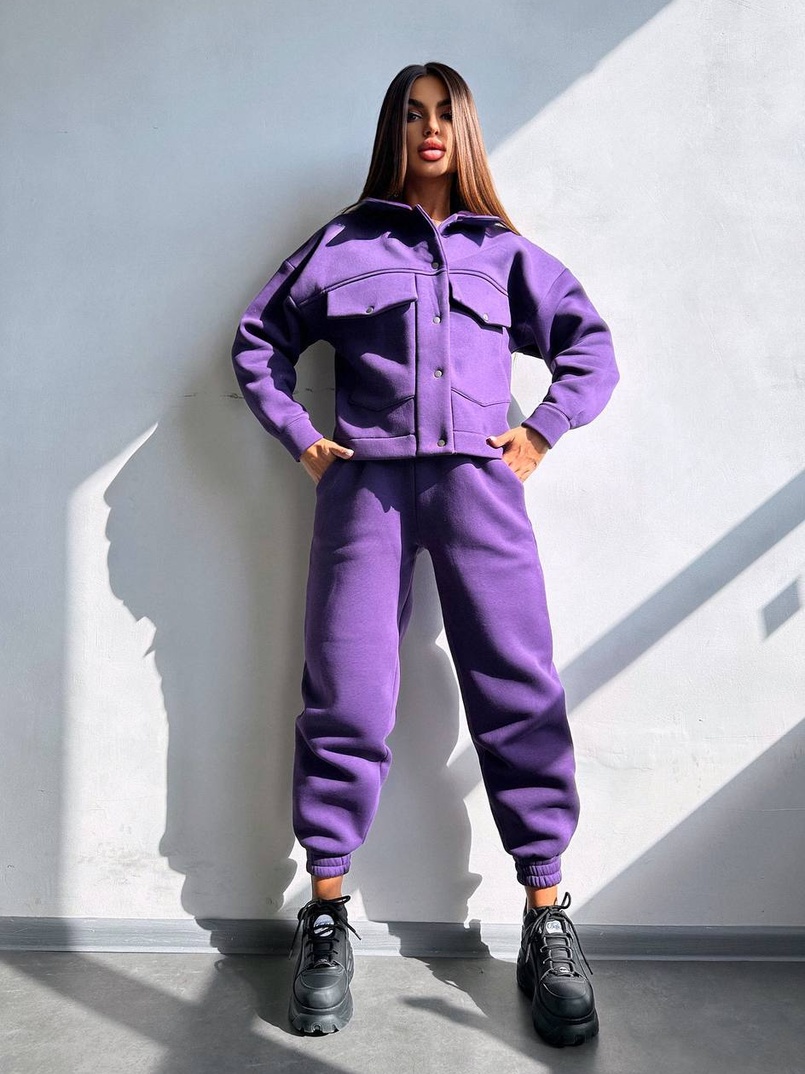 Комплект: тепла сорочка на кнопках + джоггери | PUSHKA SHOP