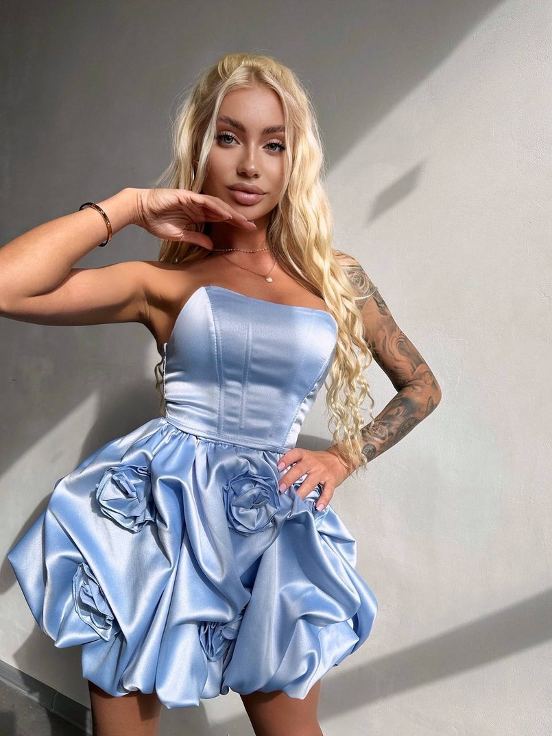 Комплект: корсет з + спідниця декорована трояндами Комплект: корсет з + спідниця декорована трояндами | PUSHKA SHOP