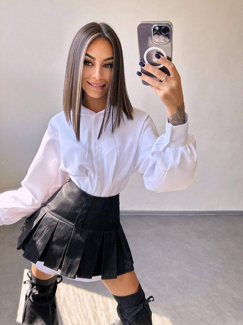 Комплект: спідниця з гетрами + сукня-сорочка  Комплект: спідниця з гетрами + сукня-сорочка  | PUSHKA SHOP