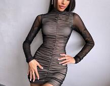 Сукня міні з драпіруванням Сукня міні з драпіруванням | PUSHKA SHOP