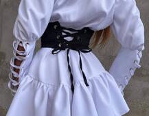 Комплект: Сукня-сорочка + корсет на гачках | PUSHKA SHOP