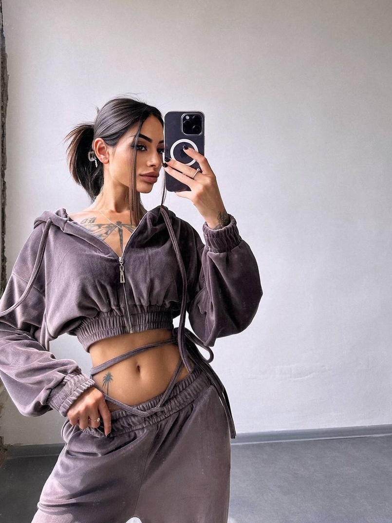 Велюровий комплект  | PUSHKA SHOP