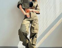 Комплект:  сорочка та штани карго Комплект:  сорочка та штани карго | PUSHKA SHOP