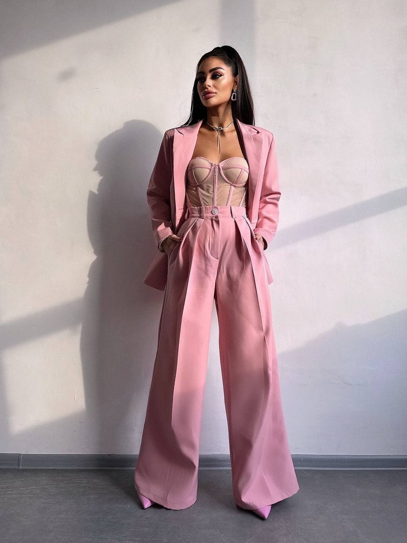 Костюм:  піджак на підкладці, штани+ корсет | PUSHKA SHOP