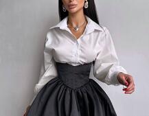 Комплект: сорочка + корсетна спідниця Комплект: сорочка + корсетна спідниця | PUSHKA SHOP