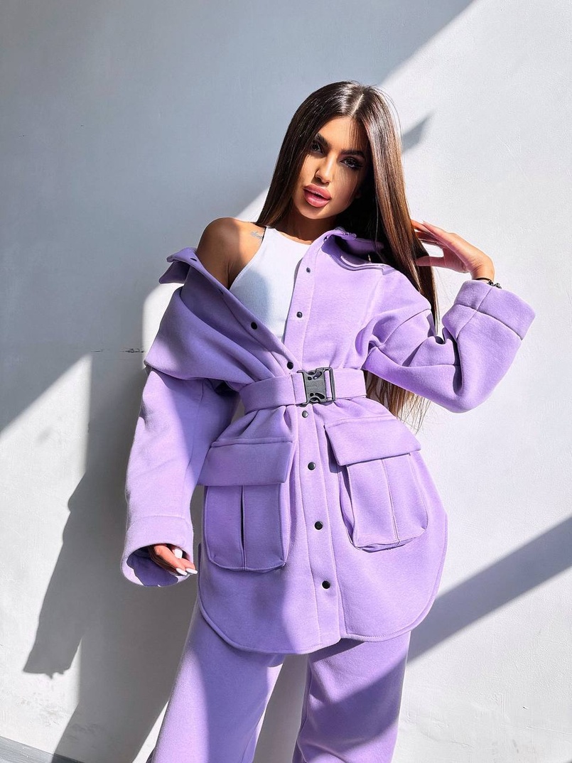 Комплект: тепла сорочка на кнопках + джоггери | PUSHKA SHOP