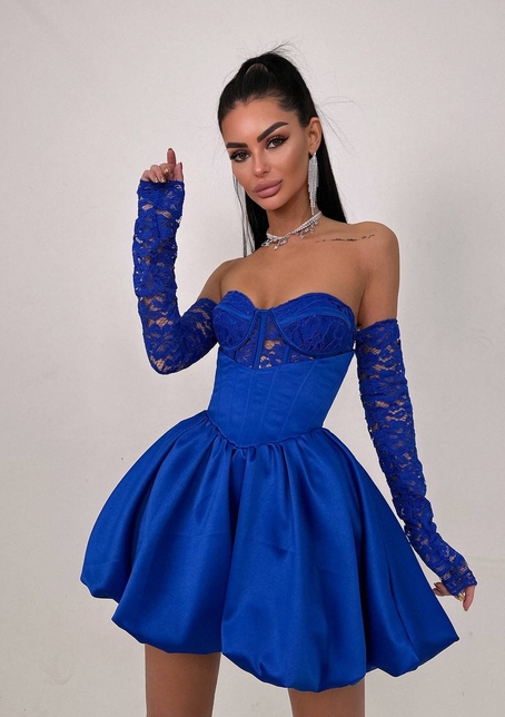 Комплект: мереживний корсет бюстьє + корсетна спідниця | PUSHKA SHOP