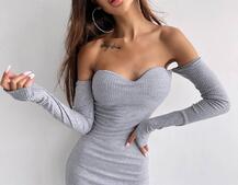 Облягаюча сукня міді з чашками з ефектом push up Облягаюча сукня міді з чашками з ефектом push up | PUSHKA SHOP