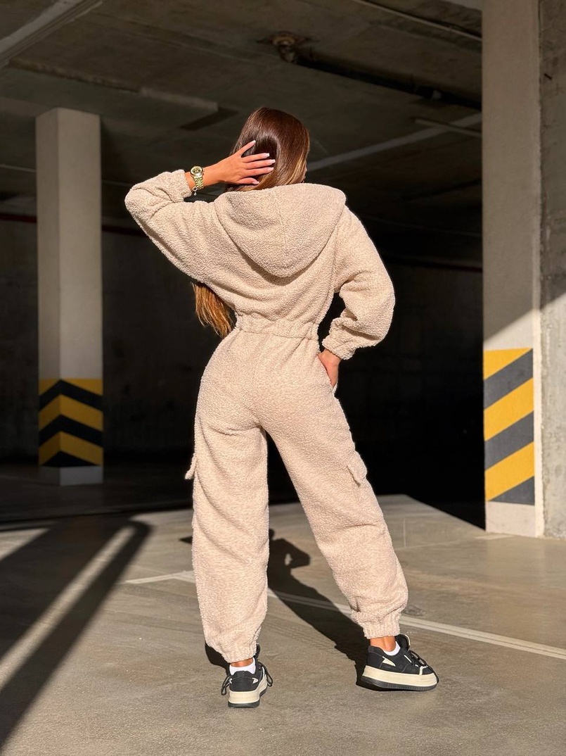 Теплий та мʼякий комбінезон Тедді на флісі Дуже приємний до тіла | PUSHKA SHOP