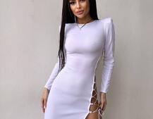 Сукня міді з підплічниками та шнурівкою Розмір вирізу можна регулювати шнурівкою | PUSHKA SHOP