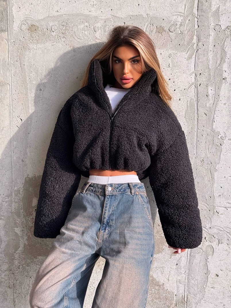 Курточка пуффер на блискавці | PUSHKA SHOP