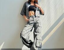 Комплект: сорочка та штани карго Комплект: сорочка та штани карго | PUSHKA SHOP