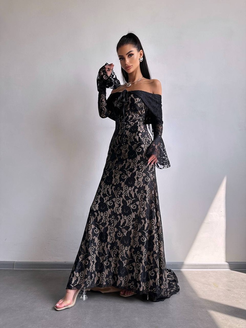 Мереживна сукня максі   Мереживна сукня максі   | PUSHKA SHOP