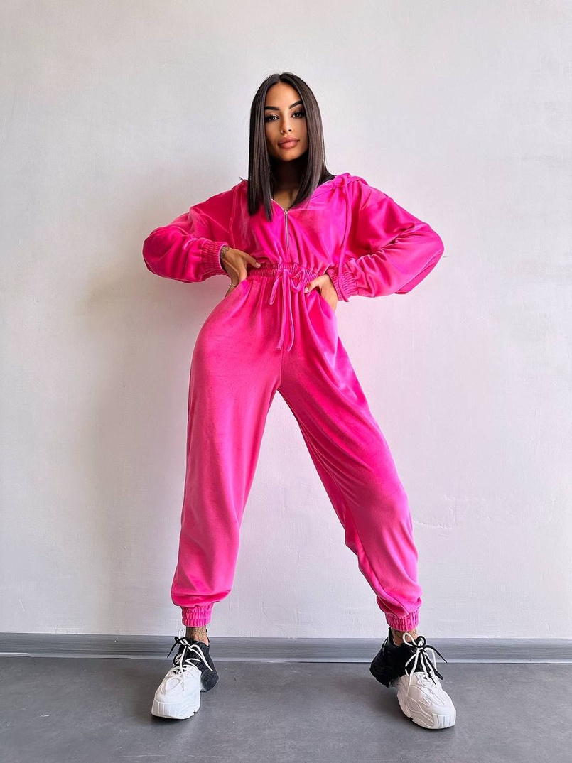 Велюровий комбінезон   | PUSHKA SHOP