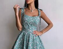 Корсетна сукня з подвійною спідницею  | PUSHKA SHOP