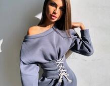 Тепле затишне худі over-size на флісі + корсет на шнурівці Можна носити з корсетом та без | PUSHKA SHOP