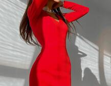 Силуетна сукня з декором із сітки зі стразами Силуетна сукня з декором із сітки зі стразами | PUSHKA SHOP